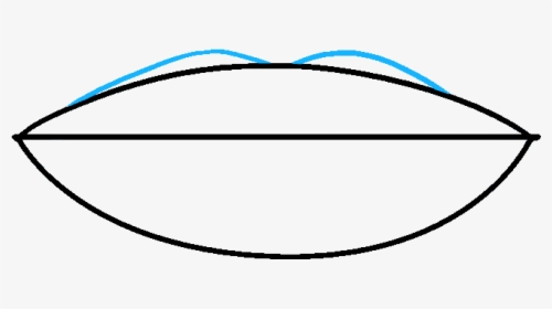 How To Draw Lips Really Easy Drawing Tutorial - Line Art, HD Png Download, Free Download