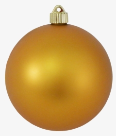 6 - Gold Christmas Ball Png, Transparent Png, Free Download