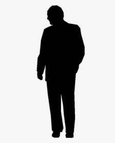 Scale Figures Png - Man In A Suit Silhouette, Transparent Png, Free Download