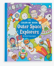 Color-in - Space Explorers Colouring Book, HD Png Download, Free Download