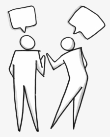Two People Talking - Two People Talking Clipart, HD Png Download, Free Download