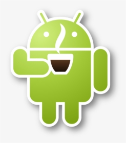 Andro#robot-coffee - Android Bot Png, Transparent Png, Free Download