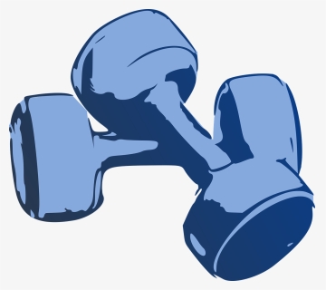 Dumbbell, Fitness, Hantelki, Gym, Training, Health - Cartoon Dumbbell Transparent, HD Png Download, Free Download