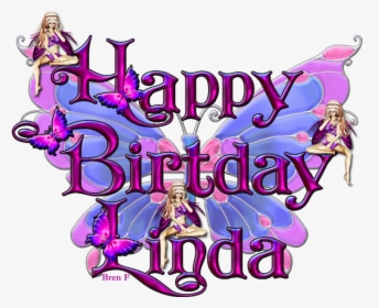 Transparent Birthday Clipart For Facebook - Linda Glitter Happy Bday Linda, HD Png Download, Free Download