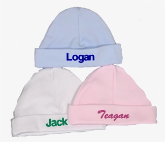 Baby Hats With Names - Beanie, HD Png Download, Free Download