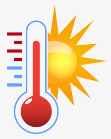 Cartoon Sun Temperature Element - Sun Temperature Clipart Png, Transparent Png, Free Download