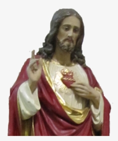 Sacred Heart - Sacred Heart Of Jesus Statue Png, Transparent Png, Free Download