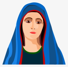 Blessed Virgin Big Image - Mama Mary Clip Art, HD Png Download, Free Download