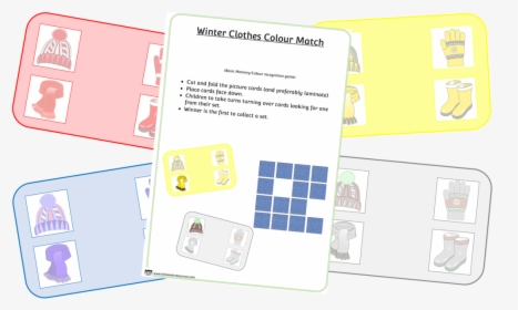 Winter Colour Clothes Match Game Cover, HD Png Download, Free Download