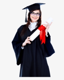 Transparent Graduate Silhouette Png - Graduate Female Student Png, Png Download, Free Download
