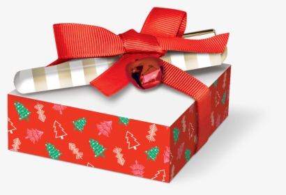 Babe Gift Claus Pen Santa Holiday Ribbon Clipart - Wrapping Paper, HD Png Download, Free Download