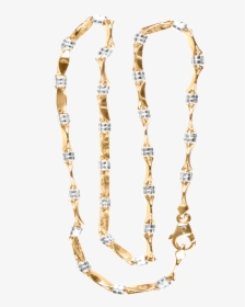 Jewellery Chain Gold Yellow Necklace White - Golden Chain White Gold, HD Png Download, Free Download