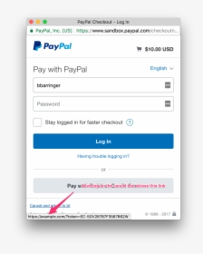 Example - Paypal Return To Merchant Button, HD Png Download, Free Download