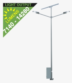 Sl36 Solar Street Light 35w To 135w - Street Light, HD Png Download, Free Download