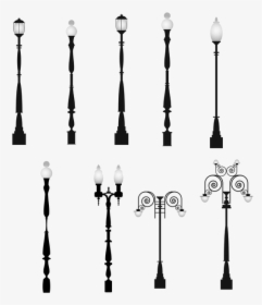 Lamps, Lantern, Light Posts, Outdoor, Landscaping - Lamp, HD Png Download, Free Download