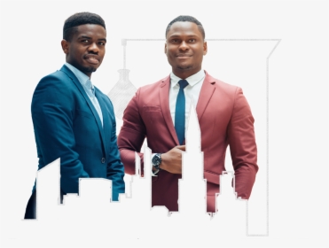 "a Picture Of Two Black Business Men - Businessperson, HD Png Download, Free Download