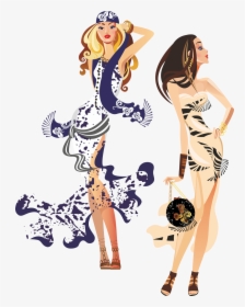 - Silouette Of Fashion Women Png - Fashion Woman Silhouette Vector, Transparent Png, Free Download