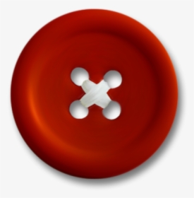 Cloths Button Png Free Download - Red Sewing Button Png, Transparent Png, Free Download