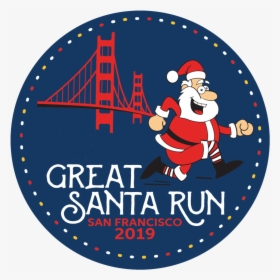 071919 The Great Santa Run Logo Revised, HD Png Download, Free Download