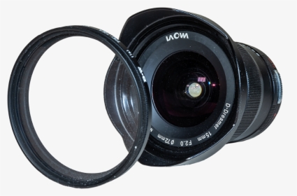 Laowa 15mm Front View With Filter - Camera Lens, HD Png Download, Free Download