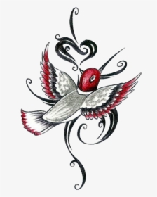 Tribal Hummingbird Tattoos, HD Png Download, Free Download