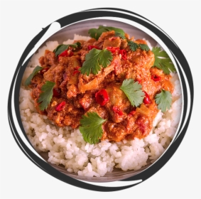 Indian Chicken Curry And White Rice - Вкусные Блюда, HD Png Download, Free Download
