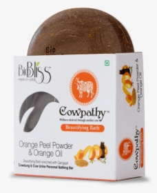Orange Peel Powder And Orange Oil 75g - Cowpathy Soap, HD Png Download, Free Download