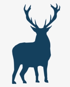 Red Deer Silhouette Clip Art - Deer Silhouette Free Png, Transparent Png, Free Download