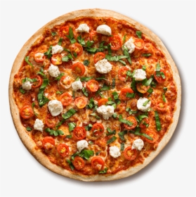 1889 Margherita Vegetarian Pizzas - Crust Peri Peri Chicken Pizza, HD Png Download, Free Download