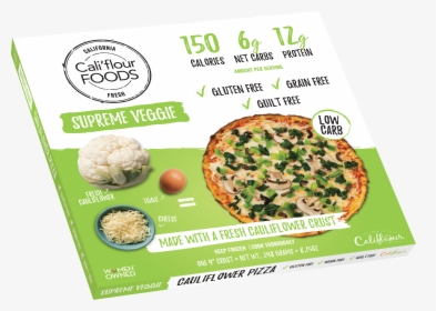 Califlour Foods Artisan Margherita Pizza, HD Png Download, Free Download