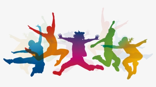 Vector Color Jumping Man Png Download - Dancer Silhouette Color Transparent, Png Download, Free Download