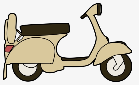 Motor Vehicle,mode Of Transport,clip Art,vehicle,automotive - Clip Art Images Of Scooter, HD Png Download, Free Download