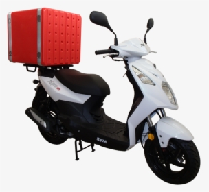 Scooter Png Image - Motor Delivery Bike Png, Transparent Png, Free Download