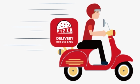 Delivery Png Hd - Pizza Delivery Png, Transparent Png, Free Download