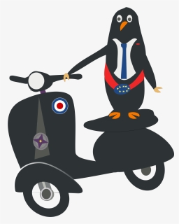 Darling On Scooter - Vespa Clipart, HD Png Download, Free Download