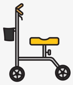Null - Knee Scooter Cartoon, HD Png Download, Free Download