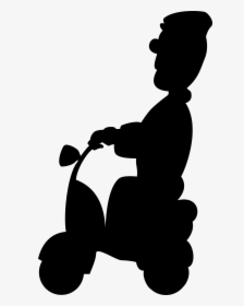 Scooter Outline Clip Arts - Clip Art, HD Png Download, Free Download