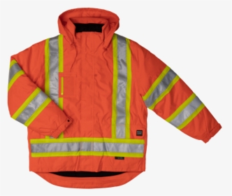 Work King Safety By Tough Duck Mens 5 In 1 Safety Jacket - Zipper, HD Png Download, Free Download