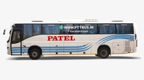 Slide - Patel Travels Bus, HD Png Download, Free Download