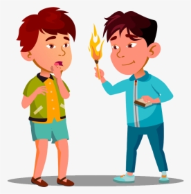 Sri Balaji Crackers - Kid Playing With Matches, HD Png Download, Free Download