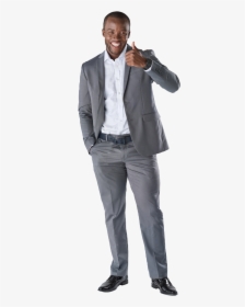 Black Businessman Giving Thumbs Up, HD Png Download - kindpng