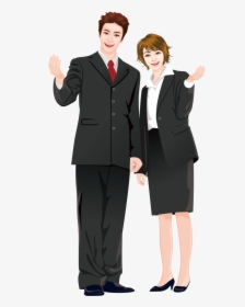 People In Suits Png - Business Men And Women Cartoon Png, Transparent Png, Free Download
