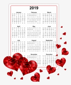 Download 2019 Printable Calendars - First Anniversary Wishes For Sister, HD Png Download, Free Download
