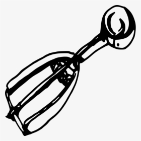 Ice Cream Spoon Clipart Png For Web - Ice Cream Spoon Drawing, Transparent Png, Free Download