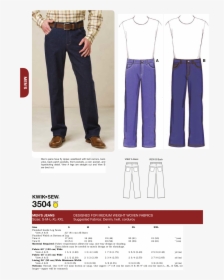 K3504 Mens - Sewing Mens Pants Patterns, HD Png Download, Free Download