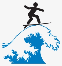 Surfing Clipart Transparent, HD Png Download, Free Download