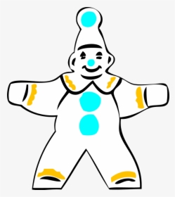 Transparent Shriners Clipart - Cartoon Simple Clown Drawing, HD Png Download, Free Download