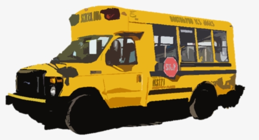 Short Bus Png - Single Rear Wheel School Bus, Transparent Png, Free Download
