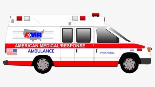 Ambulance Clipart Race Car - American Medical Response, HD Png Download, Free Download