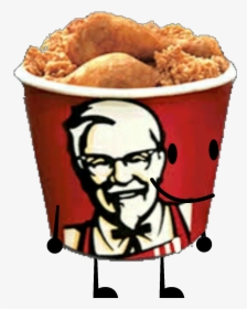 Fried Chicken Bucket - Kfc Breast Vs Thigh, HD Png Download, Free Download